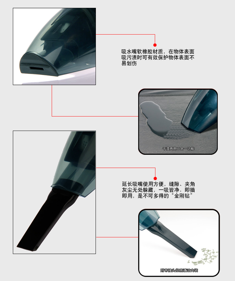
                                                                                风王（COIDO） 12V 干湿两用 车载吸尘器 6132                