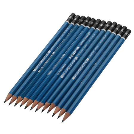 施德楼(staedtler) 100-3b 高级铅笔(12支)