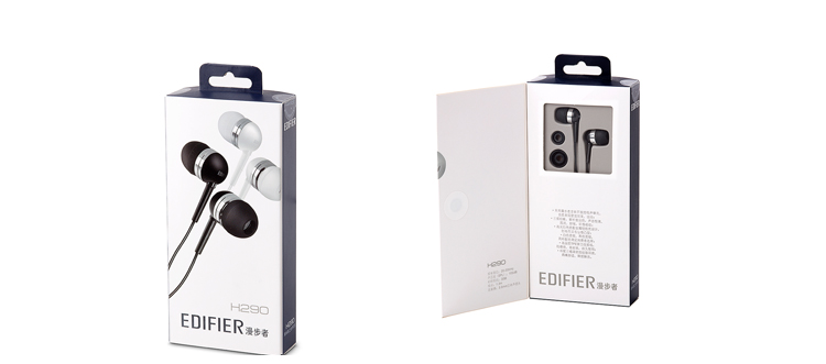 
                                        漫步者（EDIFIER） H290 手机耳机 入耳式耳机 传承经典 黑色烫银                