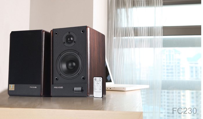 麦博(microlab)梵高系列fc-230 2.0多媒体有源音箱 音响