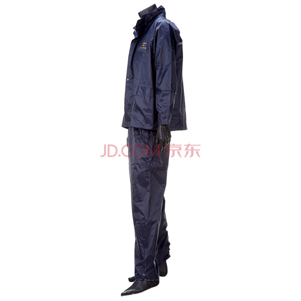 天堂 尼龙绸双层雨衣加雨裤套装N211-7A藏青色M