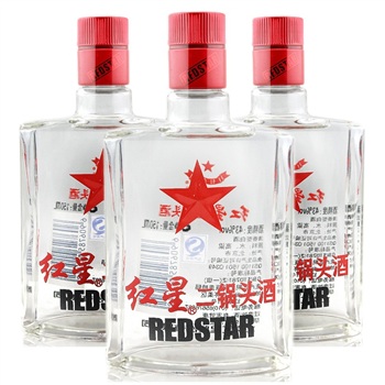 红星二锅头苏式扁瓶43度248ml