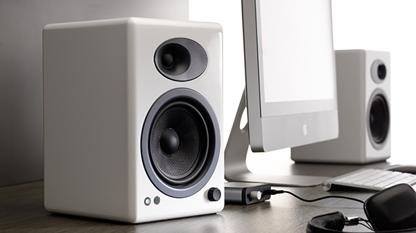 声擎(audioengine) a5 b 高级书架式有源音箱 缎黑