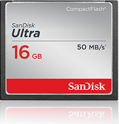 
                                        闪迪（SanDisk）至尊高速CompactFlash存储卡 CF卡 16GB 333X 读速50MB/s                