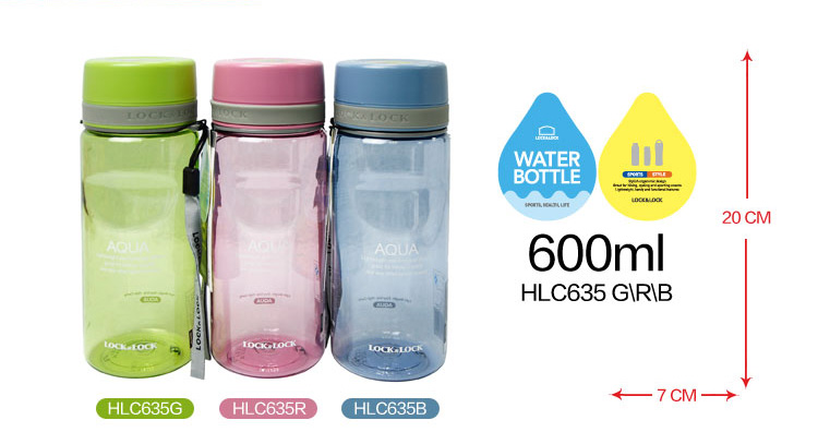 乐扣乐扣（lock&lock） 运动型塑料水杯HLC634B(770ML)蓝色