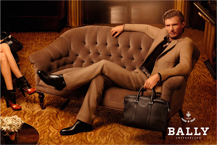 bally 巴利 男士黑米色间条牛皮针扣式腰带皮带 tianis 40 710 90cm