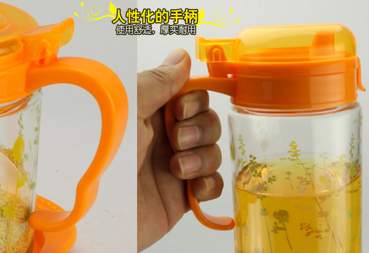 
                                        【京东超市】振兴 YH6001 印花玻璃油壶 400ml                