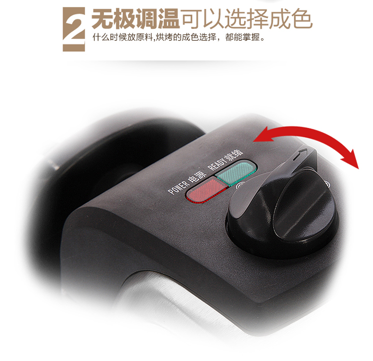 
                                        
                                                            汉美驰（Hamilton Beach）电饼铛双面加热家用商用全自动烙饼机早餐机翻转式蛋糕机华夫饼机 26030-CN                