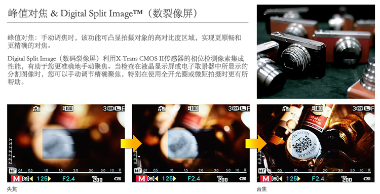 富士（FUJIFILM）X-E2 微单电套机（XF18-55） APS-C 去低通滤镜 WiFi 智能混合AF XE2复古 银色