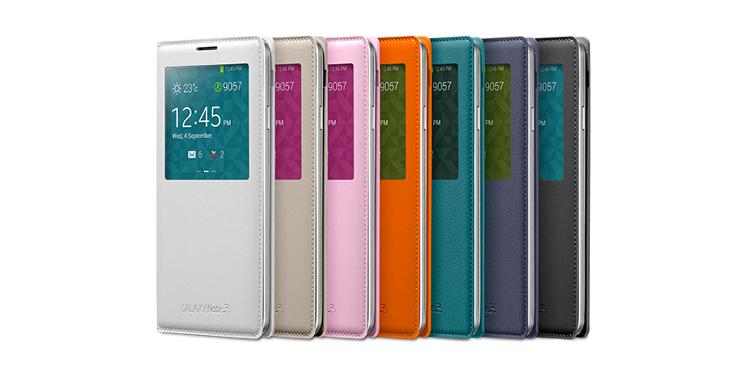 三星 Note3 手机 智能保护套 适用于N9006/N9002/N9008 白色