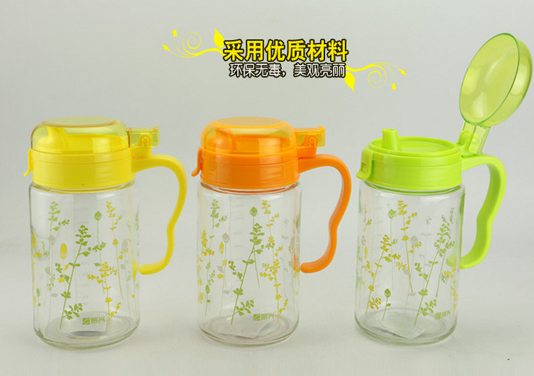 
                                        【京东超市】振兴 YH6001 印花玻璃油壶 400ml                