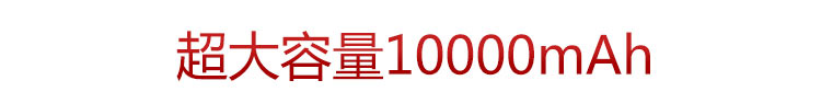 纽曼（Newmine）10000毫安 移动电源/充电宝   U100 白色