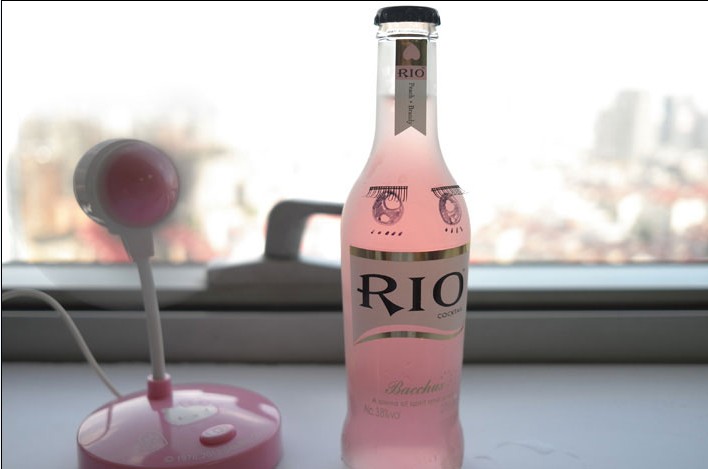 rio锐澳白兰地鸡尾酒预调酒水蜜桃味275ml