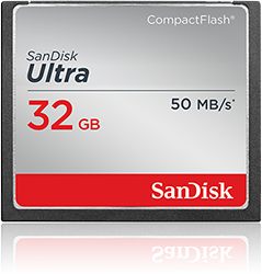 
                                        闪迪（SanDisk）至尊高速CompactFlash存储卡 CF卡 32GB 333X 读速50MB/s                