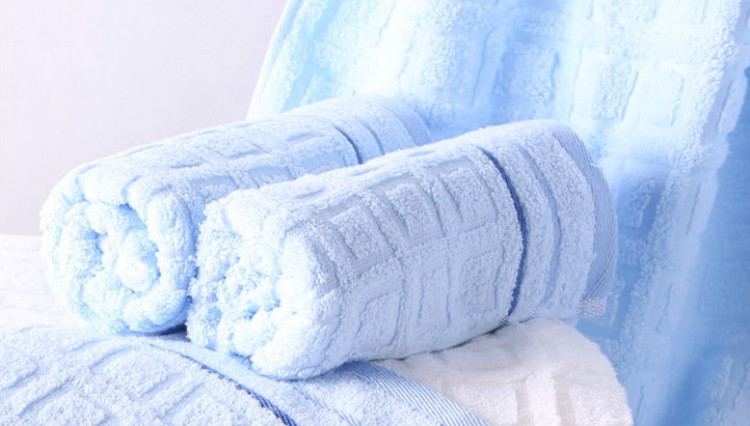 云涛 毛巾家纺 纯棉高级加大加厚高档无捻提缎半无捻浴巾b11-64