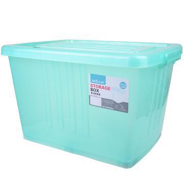 
                                        
                                                            百草园 塑料整理箱收纳箱 衣服杂物储物箱1200系列 130L 1个装                