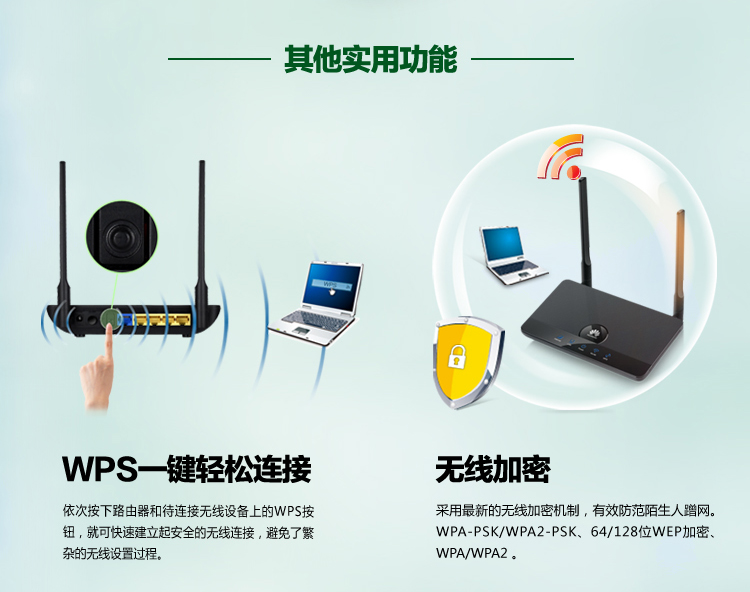 华为（HUAWEI） WS330 300M 智能无线路由器