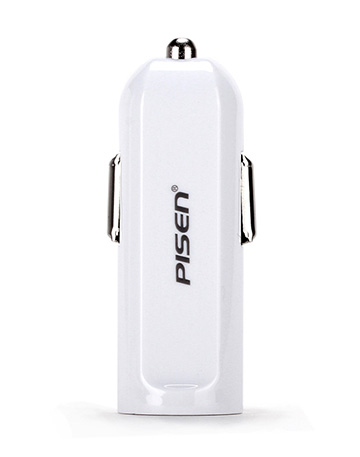 
                                        品胜 爱车充 USB车载充电器iPhone ipad air iPod平板车充 点烟器车充 品胜双USB车充 (1A-2A)双输出 标配                