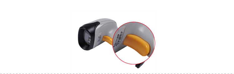 爱宝（aibao）A-1606T 激光条码扫描枪 扫码枪 扫描器 商品条码扫描 USB接口 带支架