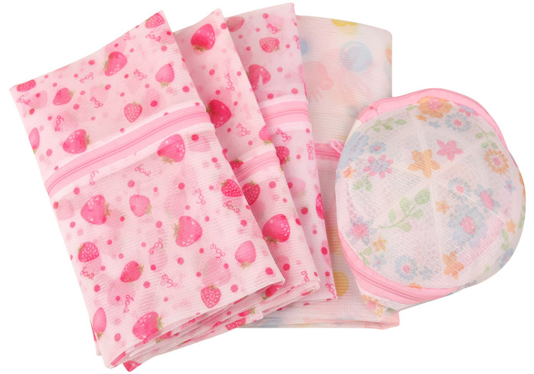 
                                        
                                                            青苇 衣物清洗袋5件套 印花 产品（颜色随机）                