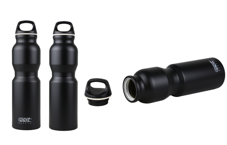 ECO-bottle基本款户外水瓶运动铝制水壶水杯800ml 透明红2610.20 赠SIGG瓶套