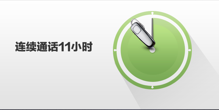 
                                        缤特力（Plantronics）M90 商务单耳蓝牙耳机 通用型 耳挂式 黑色                