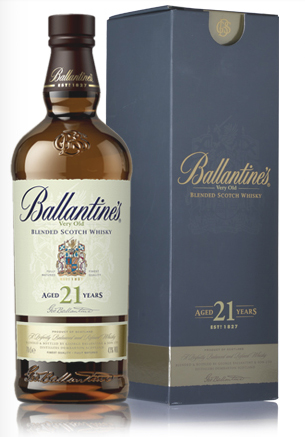 「带乐鉴码」百龄坛(ballantines)威士忌原装进口洋酒 百龄坛12年500