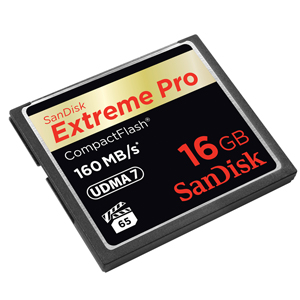 闪迪（SanDisk）至尊超极速CompactFlash存储卡 CF卡 16GB 1067X 读速160MB/s