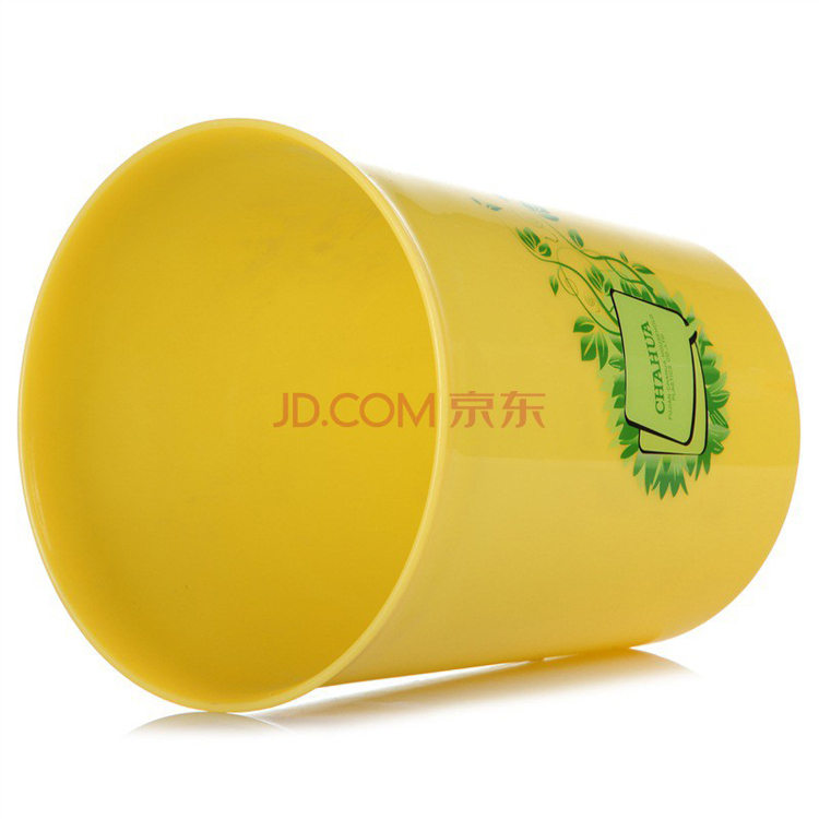
                                        
                                        茶花 垃圾桶纸篓印花废纸筒 7.2L 1216                