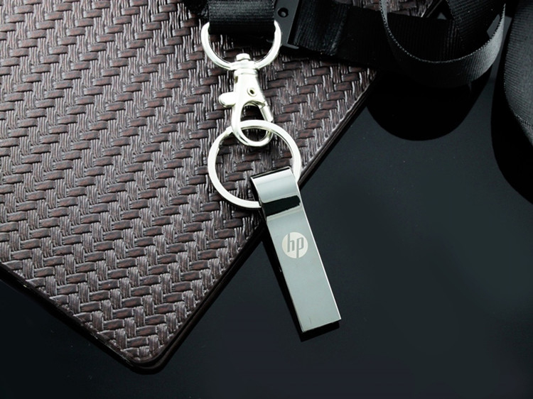 
                                        
                                                                                惠普（HP）16GB USB2.0 U盘 V285W 黑曜色 防水抗摔便携钥匙扣车载优盘                
