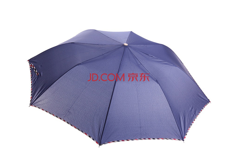 
                                        【京东超市】天堂 碰击布加大自开自收二折晴雨伞 2311E 藏青色                