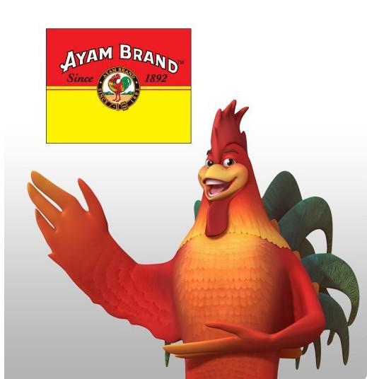 马来西亚ayam brand雄鸡标淡椰浆270ml*2罐