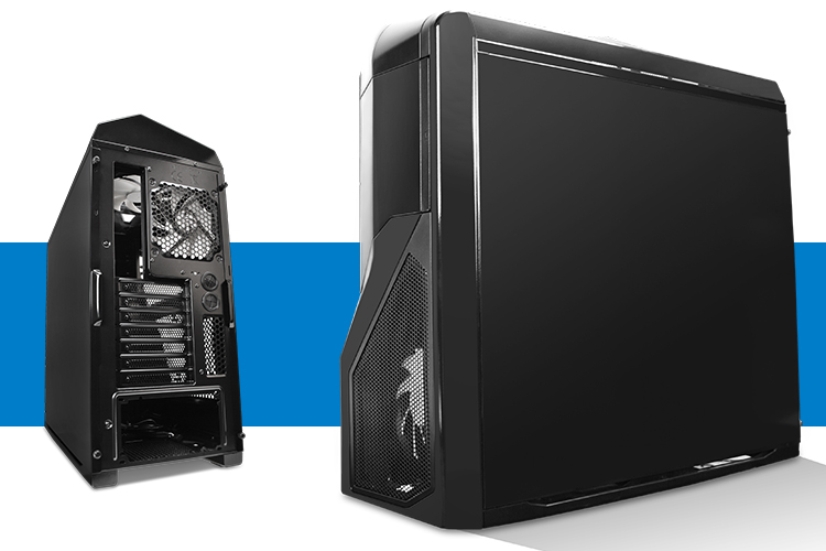 恩杰(nzxt)phantom410 小幻影 中塔游戏机箱 黑色(原生usb3.