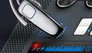 
                                        缤特力（Plantronics）M90 商务单耳蓝牙耳机 通用型 耳挂式 黑色                