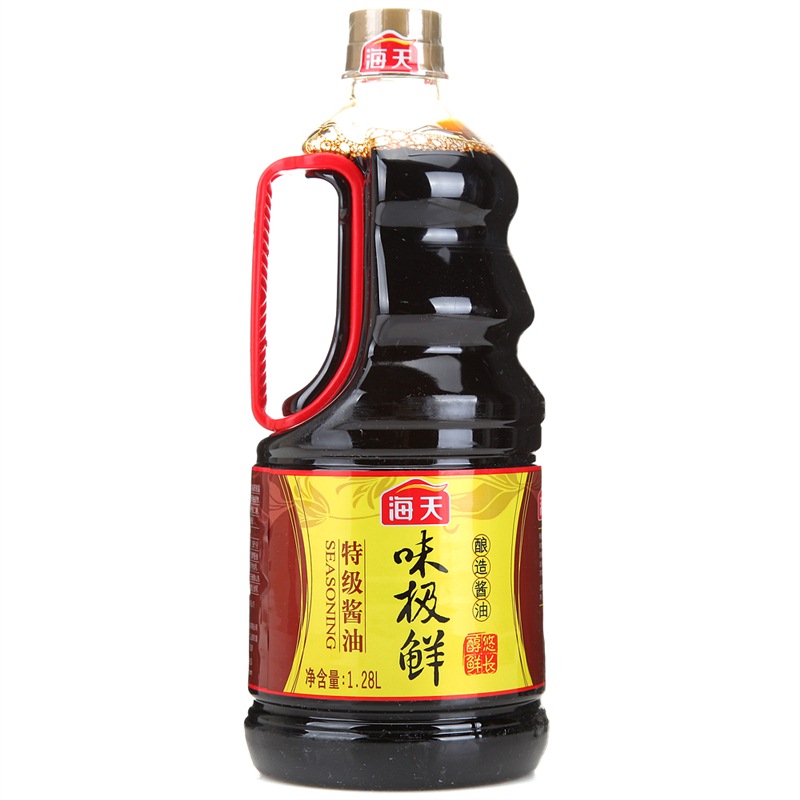 海天 味极鲜特级生抽 黄豆酿造酱油蒸鱼豉油 调味料调料1.28l