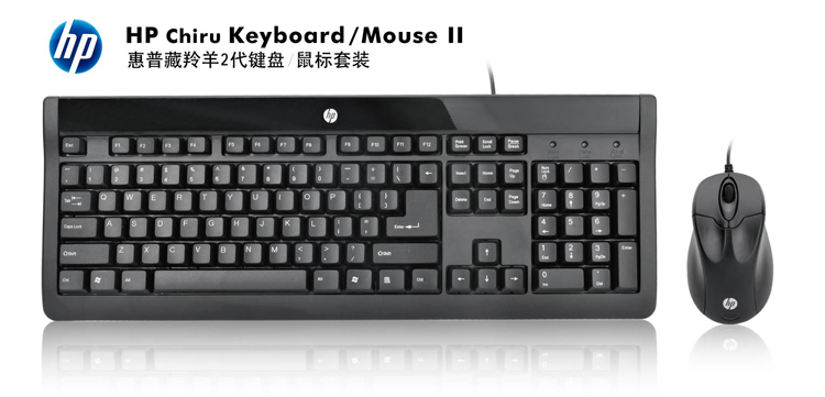 惠普（HP）WB365PA#AB2 藏羚羊二代键鼠套装（键盘PS/2，鼠标USB）