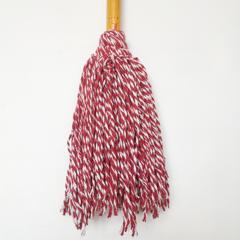 庄太太【五把起售】普通款木把圆头拖把木杆吸水棉线拖布老式酒店公司