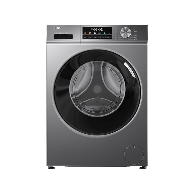 海尔（Haier）滚筒洗衣机全自动单洗家用 10公斤大容量超薄 家电 京东自营 原创冲浪洗 EG10