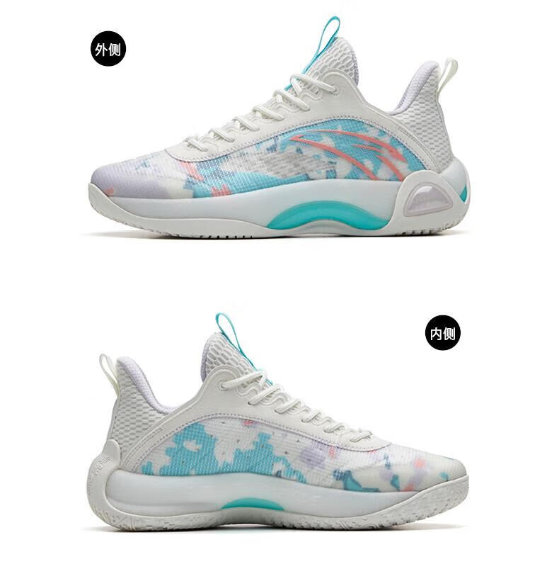 【112231611】安踏水泥泡泡2代篮球鞋男低帮水泥克星球鞋男运动鞋