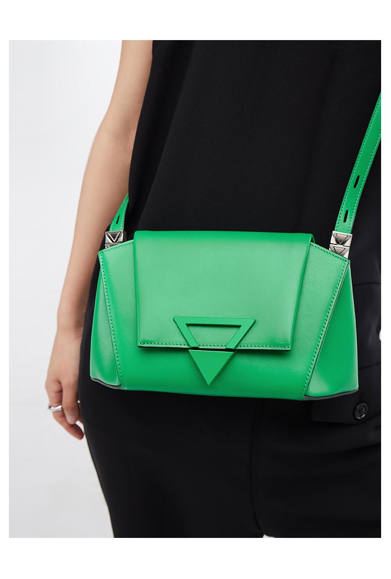 dissona迪桑娜真皮女包包包geo符号斜挎包包迷你小方包单肩包