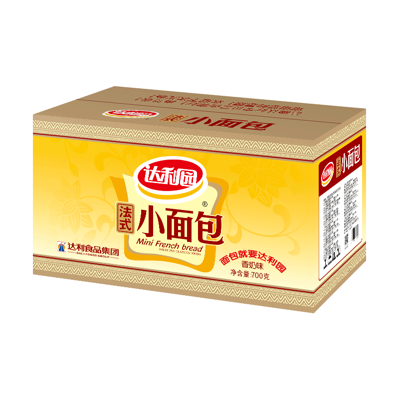 达利园法式小面包香奶味700g休闲零食早餐代餐糕点心 新老包装随机发货