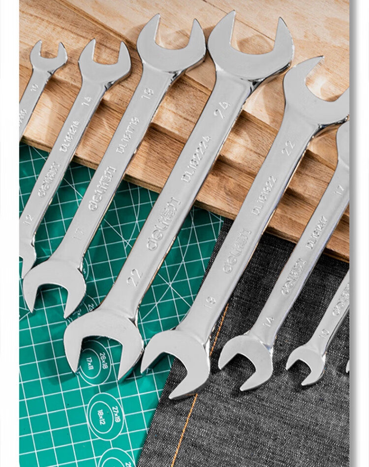DELIGONGJU Deli Mirror Double Open Wrench 9x11mm DL160911 2