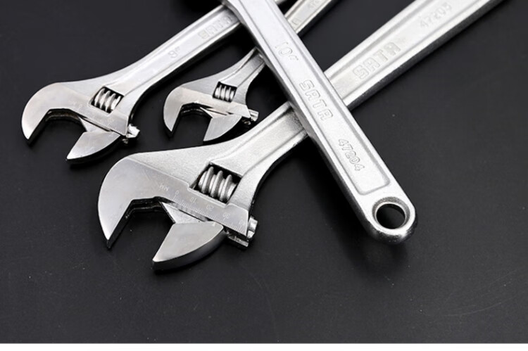 SATA Light Handle Adjustable Wrench 15 Inch 47206 2