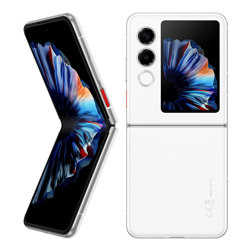 努比亚（nubia）国民小折叠 Flip 212GB+256GB 雪钻白 5000万后置主摄 全视角