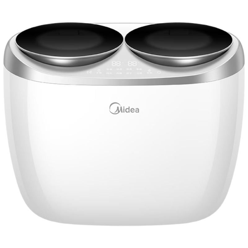 美的（Midea）1KG双子座波轮内衣洗衣机家用全自动 1.396洗净比变频除菌双舱分区洗衣机MNB