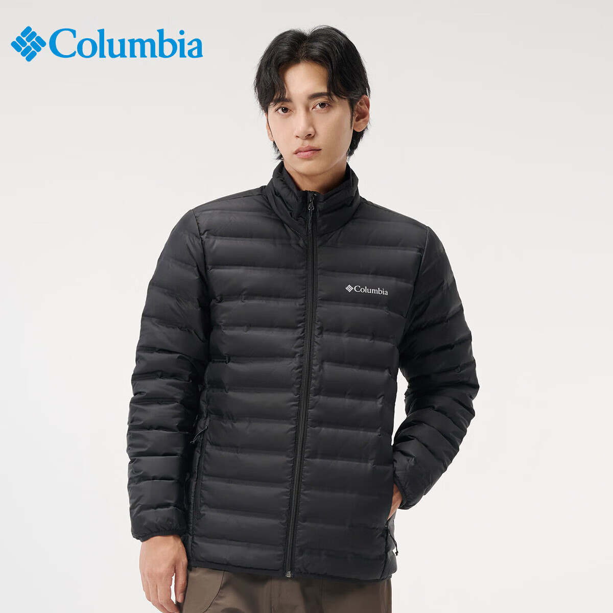 Columbia哥伦比亚羽绒服男26秋冬防泼水防风保暖防寒外套WE9860 010 L