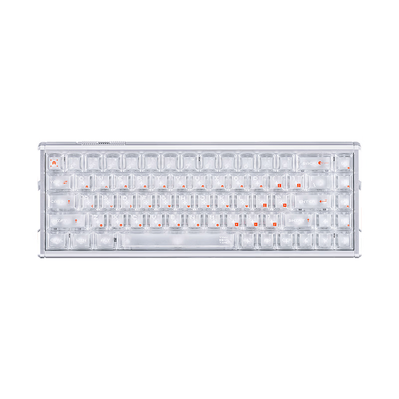 ATKRS6+磁轴键盘 RT客制化电竞游戏机械键盘有线无畏契约68键 RS6+银武士雪刃轴Pro