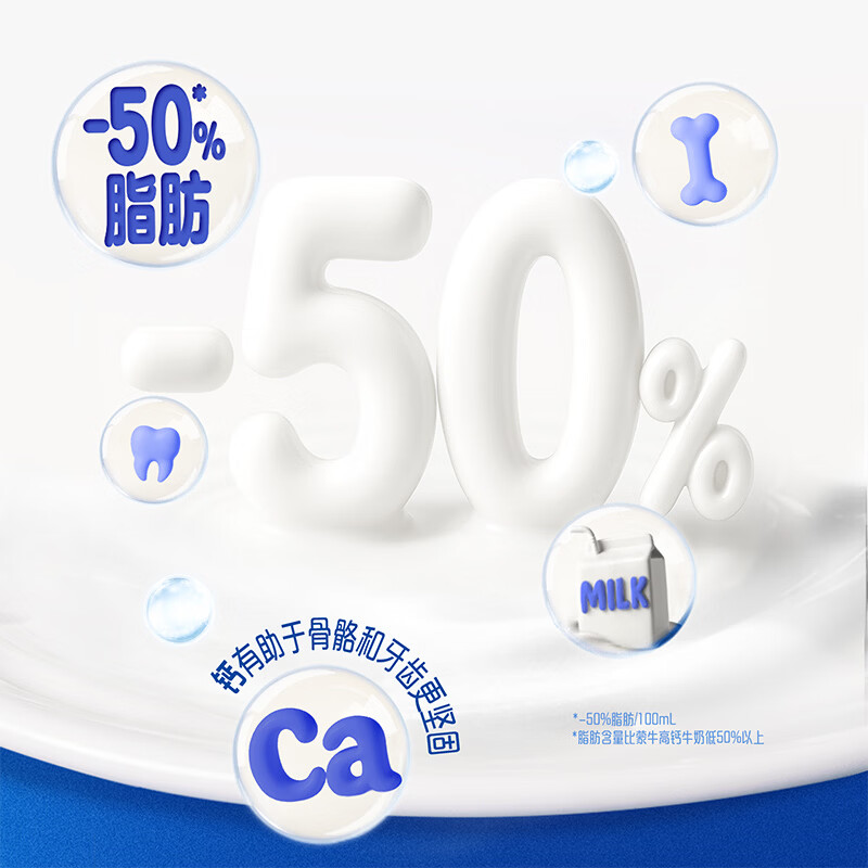 蒙牛低脂高钙牛奶250ml*24盒 早餐健身伴侣 送礼优选送礼礼盒
