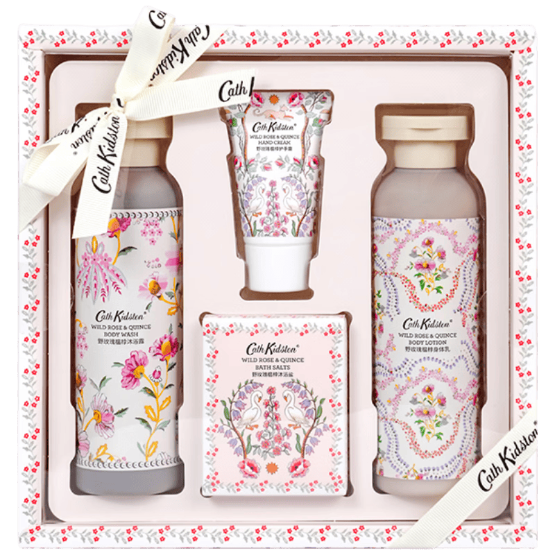 CATH KIDSTON野玫瑰榅桲保湿礼盒送女友生日伴手教师节礼物身体乳护手霜沐浴露