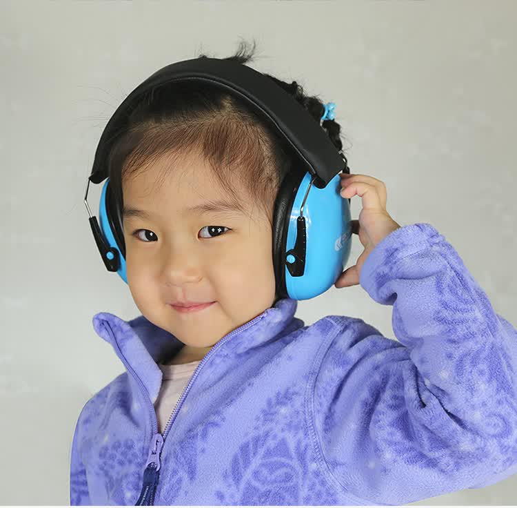 CK-Tech CKE-2028 Learning Soundproof Ear Muffs Noise Reduction 27dB Folding Blue 1 Pair 9